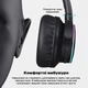 Беспроводные Bluetooth наушники Picun B9 с функцией плеера и RGB подсветкой White - зображення 8