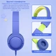 Дротові навушники з мікрофоном Picun Q2 Blue - зображення 4