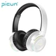 Беспроводные Bluetooth наушники Picun B9 с функцией плеера и RGB подсветкой White - зображення 1