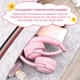 Провідні дитячі навушники з мікрофоном Picun Q2 Pink - зображення 6