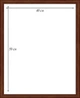 Багетная рамка 40х50 для картины по номерам багет: 282-C372 Темное дерево (Только рамка с креплением для холста) EmojiFrame - изображение 9