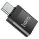 Адаптер переходник Hoco UA17 Type-C to USB 3.0 (F) черный - зображення 3