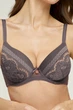 Бюстгальтер push-up Marc & Andre 70B Серый-Золотой (75063) - изображение 5