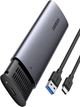 Корпус карман для жестких дисков UGREEN M.2 SATA NGFF SSD Enclosure B-Key 5 Гбит/с A to C Cable 50cm (CM400) - изображение 1