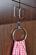 Кільце для рушників - для кухонної шафи, Wenko Over The Door, 12 x 13 x 6 см хромований метал - изображение 9