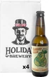 Упаковка перри Holiday Brewery Sweet Pear полусладкий 5.5% 0.33 л х 4 шт (341709292) - изображение 1
