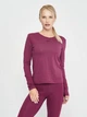 Лонгслив женский Joma ORGANIC бордовый S 901611.651 - изображение 2