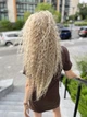 Парик на сетке Lace Wig KELLY № APRIC длинный пшенично-пепельный, термостойкое волокно - изображение 8