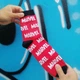 Носочки з принтами Marvel та написом зверху Розмір 25-27 основний колір Червоний - зображення 2