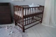 Кровать детская Baby Comfort Малюк с маятником орех темный - изображение 4
