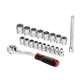 Набор головок с трещеткой 3/8" INTERTOOL ET-8015 - изображение 2