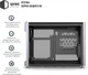 Корпус QUBE i100 Pro Tempered glass Silver (i100-G_Silver) - изображение 5