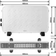 Конвектор ECG TK 2070 White - изображение 4