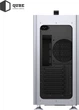 Корпус QUBE i 400 Tempered glass Silver (i400-G Silver) - изображение 5