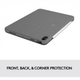 Обкладинка-клавіатура Logitech Combo Touch Keyboard Case для iPad Air 4 10.9" Oxford Gray (920-010260) - зображення 2
