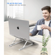 Подставка для ноутбука Nulaxy Aluminum Laptop Portable Stand Silver (C4-01) - изображение 5