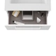 Комплект меблів 60 см Devit Fresh, білий, матові ручки білі 088721W - зображення 2
