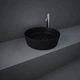 Раковина накладна на стільницю Rak Ceramics Feeling Ø 42 см, чорний матовий (FEECT4200504A) - зображення 2