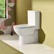 Унітаз-компакт з бачком 35 х 15 х h46 см Catalano Sfera та сидінням Soft Close Plus (ободковий) 1MPSFN00+1CMSZ00+5SCSTP000 - зображення 2