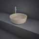 Раковина накладна на стільницю Rak Ceramics Feeling Ø 42 см, matt cappuccino (FEECT4200514A) - зображення 2