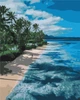 Картины по номерам 40×50 см. Пляж на Мальдивах.Brushme - изображение 1