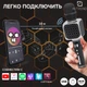 Бездротовий мікрофон для караоке Bluetooth Magic Karaoke YS-69 Silver з динаміками 3Вт + 3Вт Фонограма Зміна голосу та Відлуння – дитячий або дорослий - зображення 2
