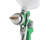 Краскопульт пневматический HVLP, верхний пластиковый бачок INTERTOOL PT-0102 - изображение 2