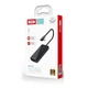 HUB Type-C XO HUB002 5 в 1 (HDMI / USB*3 / PD 100W) Чёрный - изображение 2