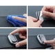 Крючок-держатель универсальный Baseus Beetle Vehicle Hook Silver (ACGGJK-0S) - изображение 7