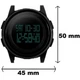 Спортивные часы мужские SKMEI ULTRA влагозащита 5атм 1206 Black - изображение 7