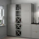 Полиця для вина IKEA TORNVIKEN 40х37х40 см сіра (803.589.67) - зображення 2