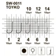 Гачки MiniMax Toyko SW-0011 №12 10шт - зображення 2