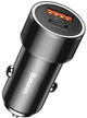 Автомобильное зарядное устройство Baseus Small Screw QC3.0 36W USB + Type-C PD Черный - изображение 1