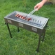 Портативний складний барбекю гриль мангал BBQ Grill TL-670 для пікніка дачі переносний туристичний - зображення 1