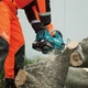 Акумуляторна ланцюгова пила Makita DUC406Z для дерева ручна електрична (2x18В, 400мм) (4025) - зображення 6