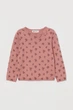 Джемпер терракота цветочный принт H&M 134-140см (40009426) - изображение 1