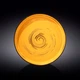 Тарілка обідня кругла Wilmax Spiral Yellow 28 см (WL-669420/A) - зображення 1