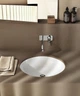 Geberit VARIFORM умивальник вбудовуваний під стільницю, овальний, 50*40см, без отвору, без переливу (500.755.01.2) - зображення 4