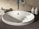 Geberit VARIFORM умывальник встраиваемый, овальной формы, 50*40см, с переливом, глазурованный снизу (500.709.01.2) - изображение 3