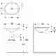 Geberit VARIFORM умывальник встраиваемый, овальной формы, 50*40см, с переливом, глазурованный снизу (500.709.01.2) - изображение 6