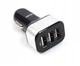 E5 Универсальное зарядное устройство 3x USB, черное/серебристое - изображение 1