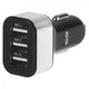 E5 Универсальное зарядное устройство 3x USB, черное/серебристое - изображение 3