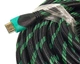 Кабель HDMI-HDMI black&green v 1.4, 10 метров - изображение 2