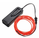 Гибкий светодиодный неон LTL Красный Neon Glow Light Red - 3 метра ленты на батарейках 2 AA - изображение 2