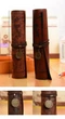 Кожаный пенал (кожзам) в форме свитка Discountheh ZHHAQ92G11680 Коричневый - изображение 8