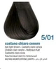 Краска для волос Pro.co Super B hair color cream 5/01 Каштановый светло-пепельный (8059340210541) - изображение 3