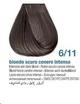 Краска для волос Pro.co Super B hair color cream 6/11 Блондин темный интенсивный пепельный (8059340210671) - изображение 3