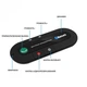 Автомобільний комплект бездротового пристрою гучного зв’язку Bluetooth HANDSFREE KIT SPEAKER з кріпленням на сонцезахисний козирок Black - изображение 5