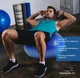 Мяч для фитнеса (фитбол) полумассажный PowerPlay 4003 Ø65 cm Gymball Лиловый + насос - изображение 8
