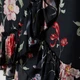 Юбка мини летняя женская H&M 0612133_черн.цвети.птичка 38 Черная (KAY2000001311592_LD2000001311592) - изображение 2